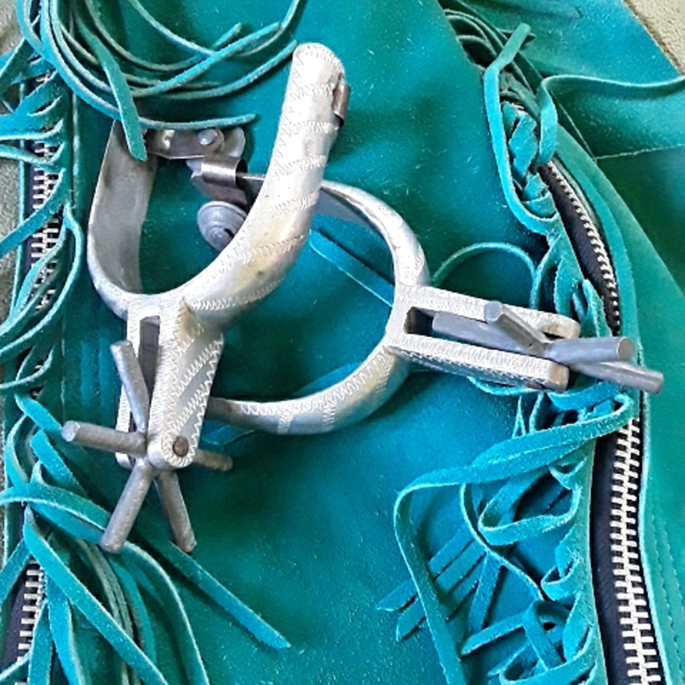 Vintage Intricate Aluminum Spurs